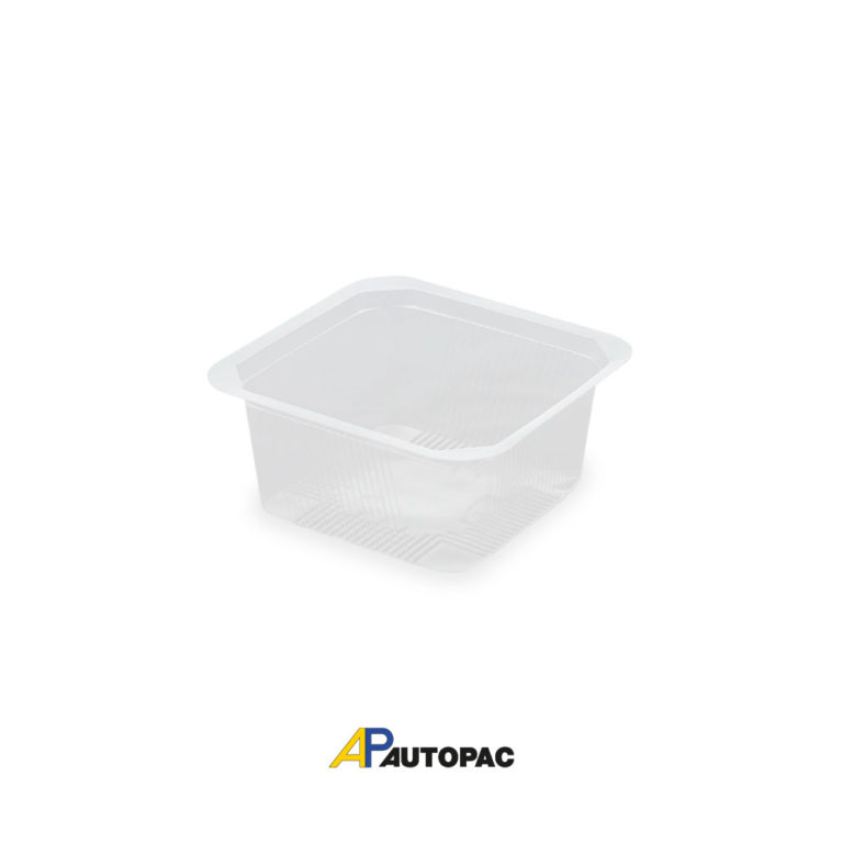 Vaschetta PP trasparente quadrata